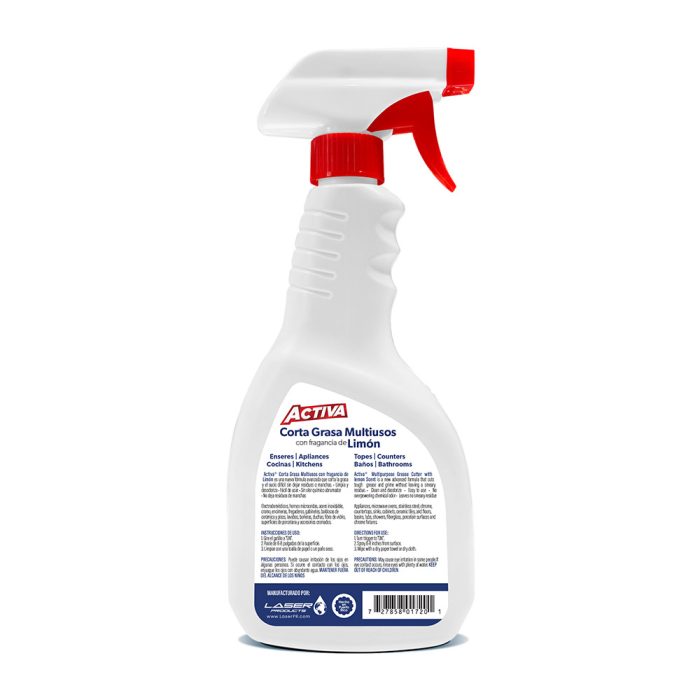 Activa® Multipurpose Grease Cutter with Lemon Scent 20 FL oz - Image 2